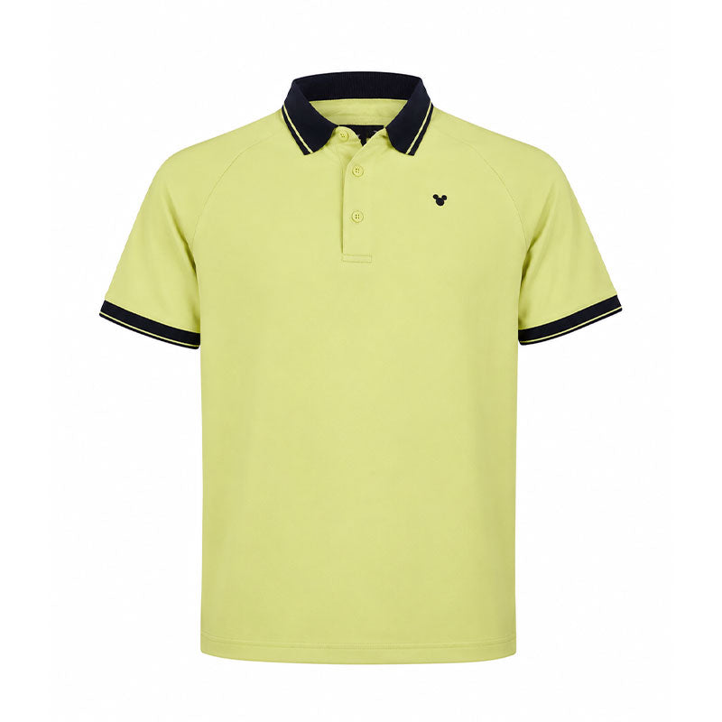 DISNEY Mickey & Friends Men's Mesh Polo (Mellow Green)