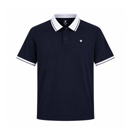 DISNEY Mickey & Friends Men's Mesh Polo (Navy)