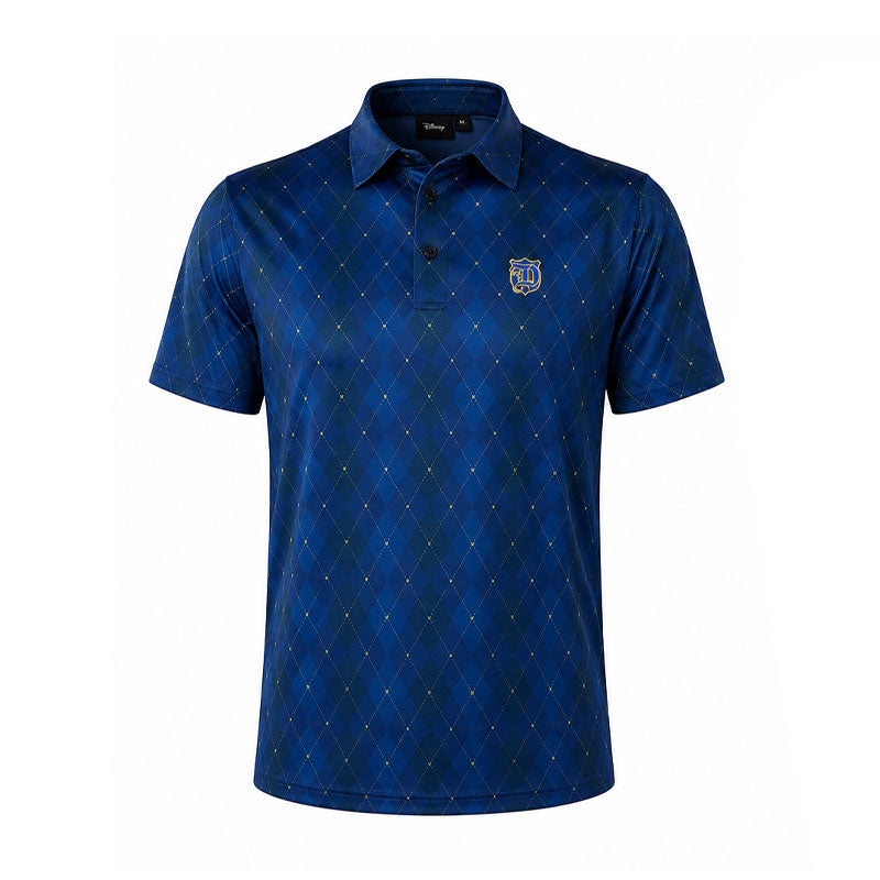 DISNEY Mickey & Friends Geometric Men's Polo (Navy)