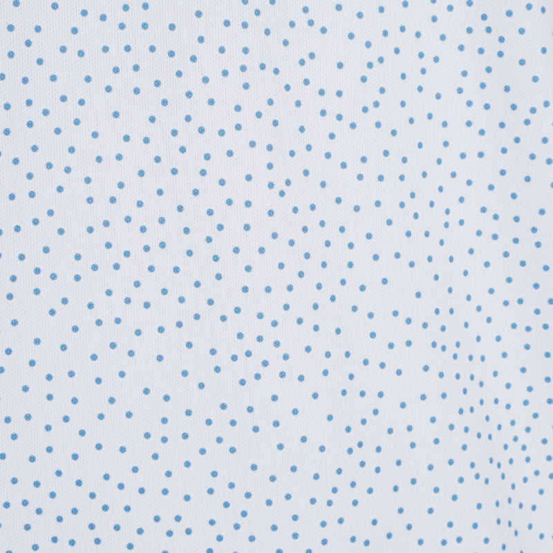 FOOTJOY Scatter Dot ProPique Men's Polo (White/Blue)