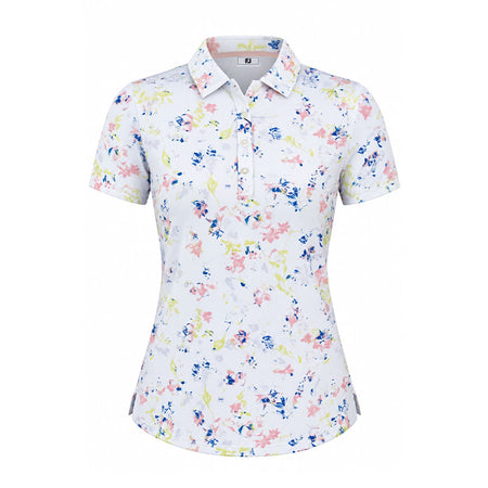 FOOTJOY Women's Polo (White/Multi)
