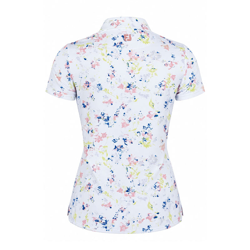 FOOTJOY Women's Polo (White/Multi)