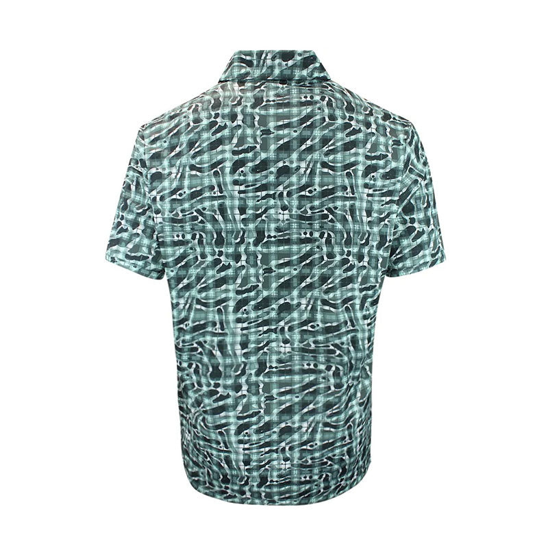NIKE Dri-FIT Tartan Camo Print Men's Polo (Camo Green)