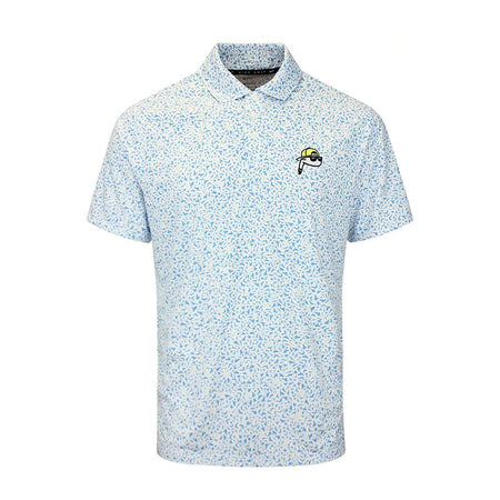 NIKE Par Dri-FIT Striped Men's Polo (Aurora Blue)