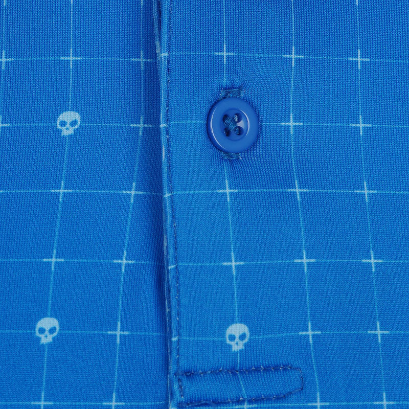 DISNEY Toy Story Square Print Men's Polo (Blue)