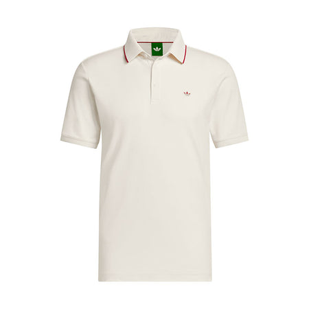 ADIDAS Originals Twistknit Trefoil Men's Polo (Chalk White/Team Victory Red)