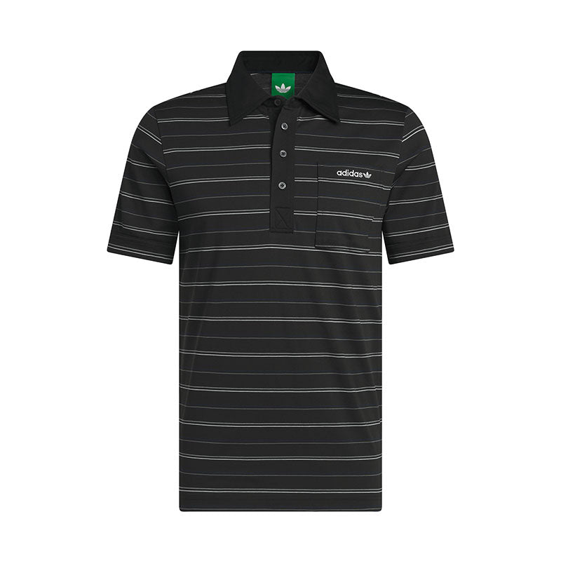 ADIDAS Originals Archive Stripe Men's Polo (Black)