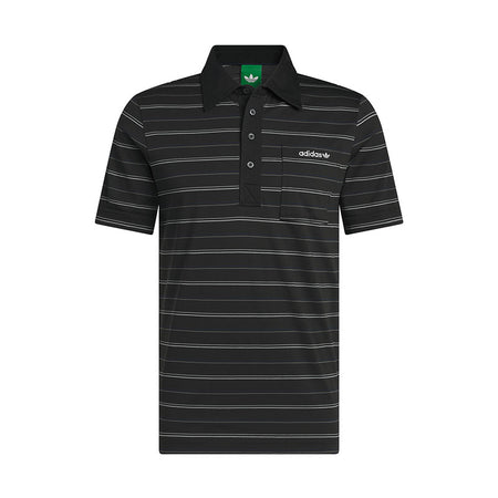 ADIDAS Originals Archive Stripe Men's Polo (Black)
