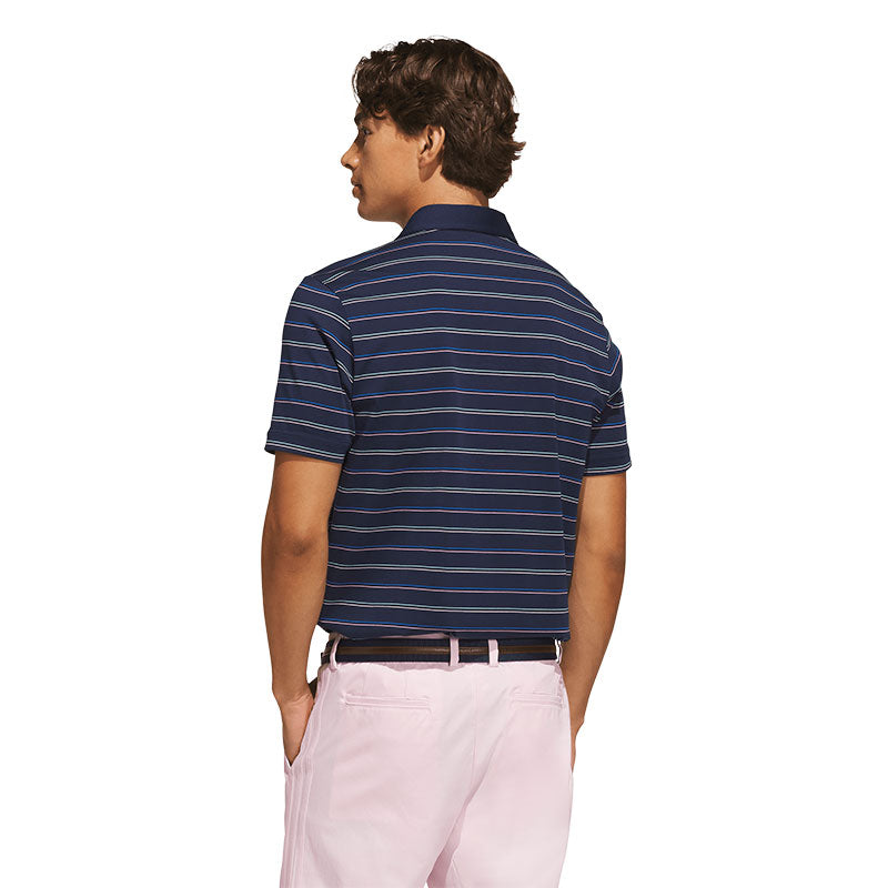 ADIDAS Originals Archive Stripe Men's Polo (Night Indigo/St Tropic Bloom)