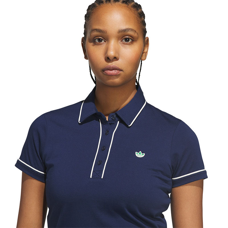 ADIDAS Originals Solid Women's Polo (Night Indigo)