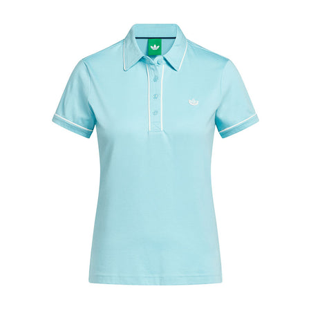 ADIDAS Originals Solid Women's Polo (Light Aqua)