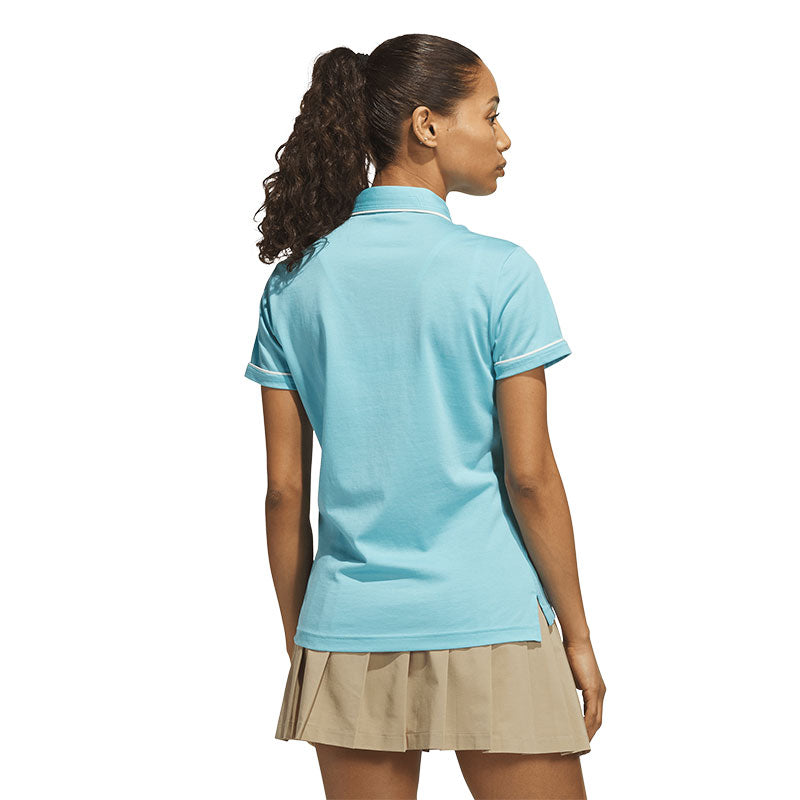 ADIDAS Originals Solid Women's Polo (Light Aqua)
