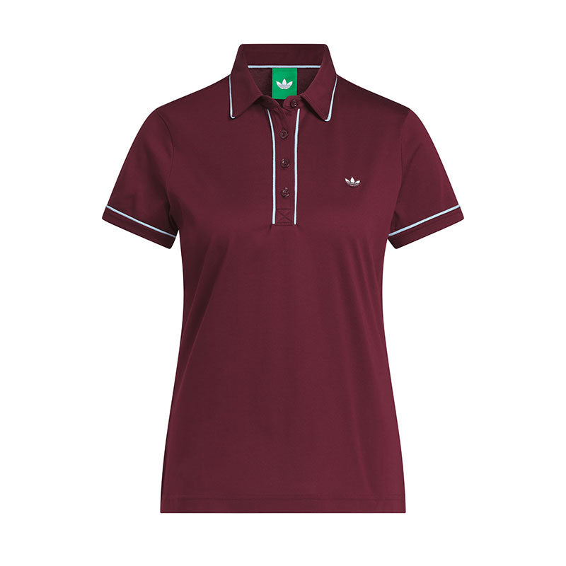 ADIDAS Originals Solid Women's Polo (Maroon)