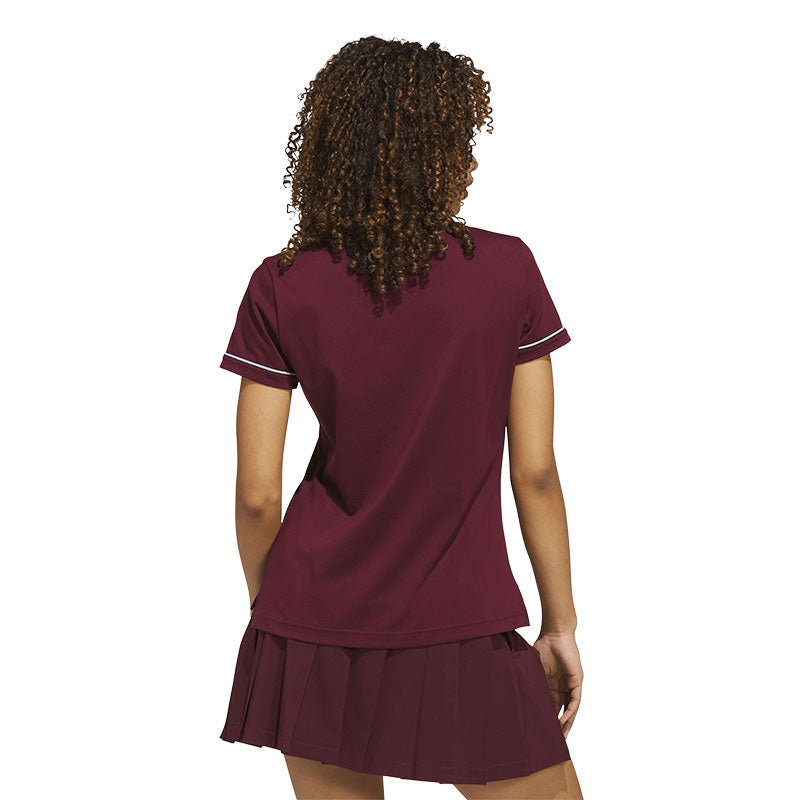 ADIDAS Originals Solid Women's Polo (Maroon)