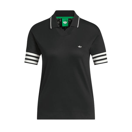 ADIDAS Originals 3-Stripe Women's Polo (Black)