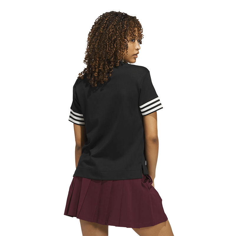 ADIDAS Originals 3-Stripe Women's Polo (Black)