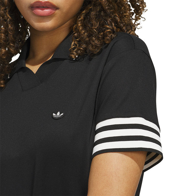 ADIDAS Originals 3-Stripe Women's Polo (Black)