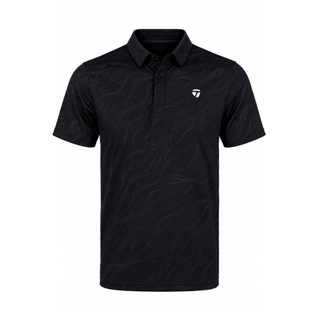 TAYLORMADE T-ICE Sand Graphic Men's Polo (Black)