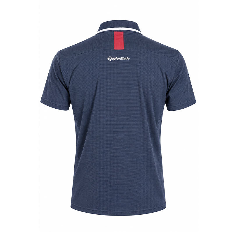 TAYLORMADE Shoulder Mesh Men's Polo (Shark Grey)