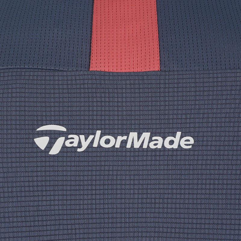 TAYLORMADE Shoulder Mesh Men's Polo (Shark Grey)