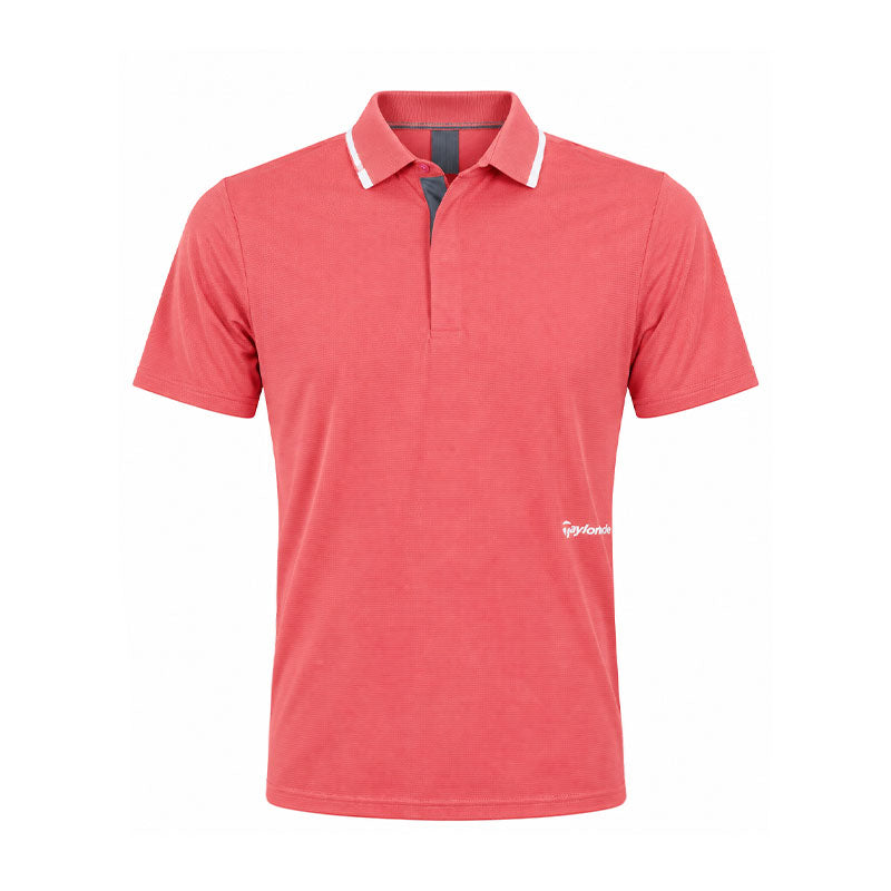 TAYLORMADE Shoulder Mesh Men's Polo (Orchid)