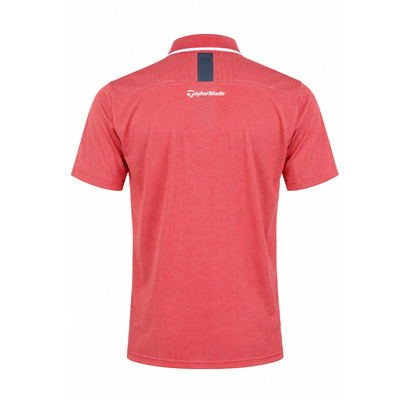 TAYLORMADE Shoulder Mesh Men's Polo (Orchid)