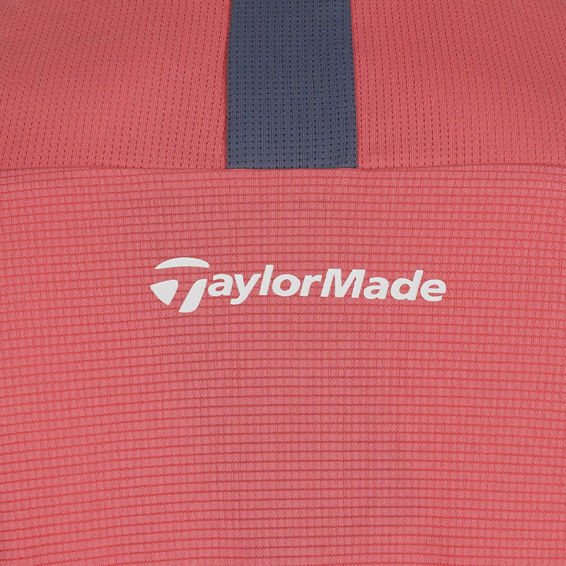 TAYLORMADE Shoulder Mesh Men's Polo (Orchid)