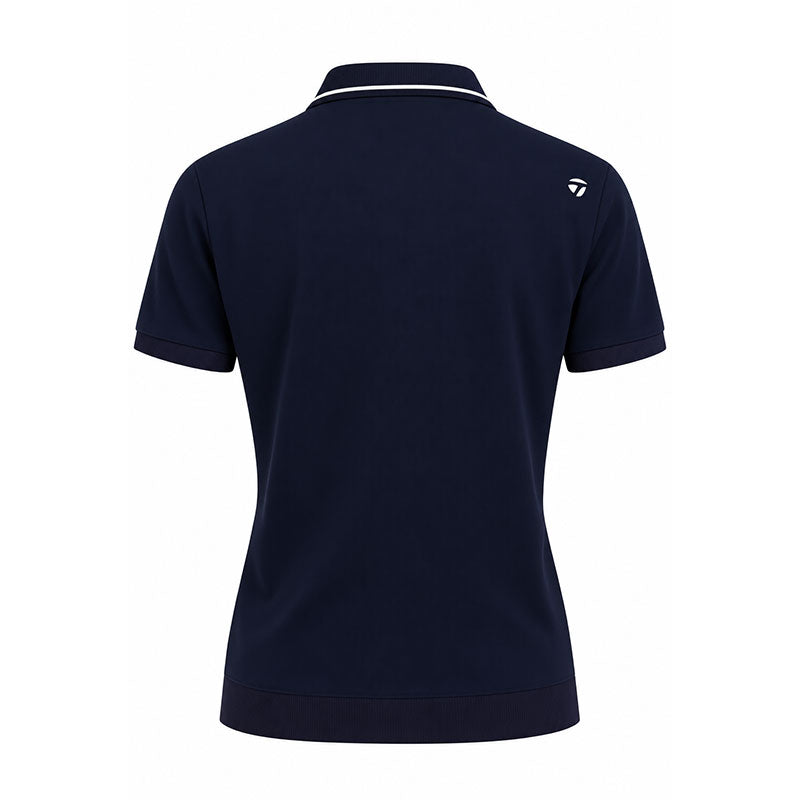 TAYLORMADE Script Logo Skipper Women's Polo (Indigo)