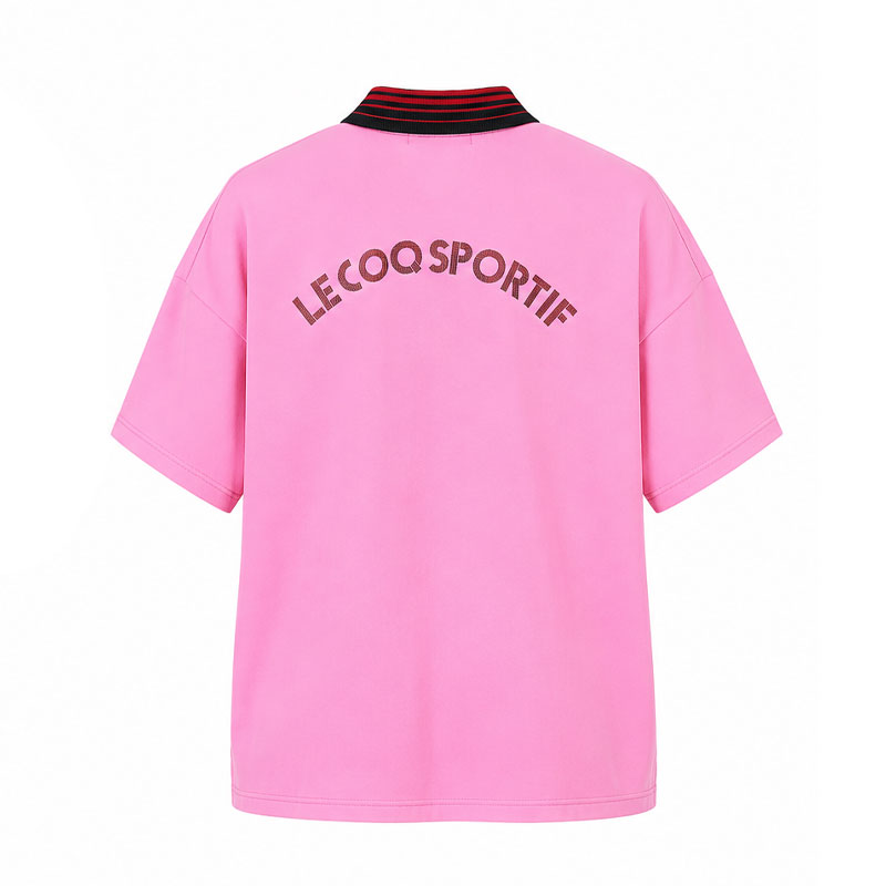LE COQ SPORTIF GOLF Wide Women's Polo (Pink)