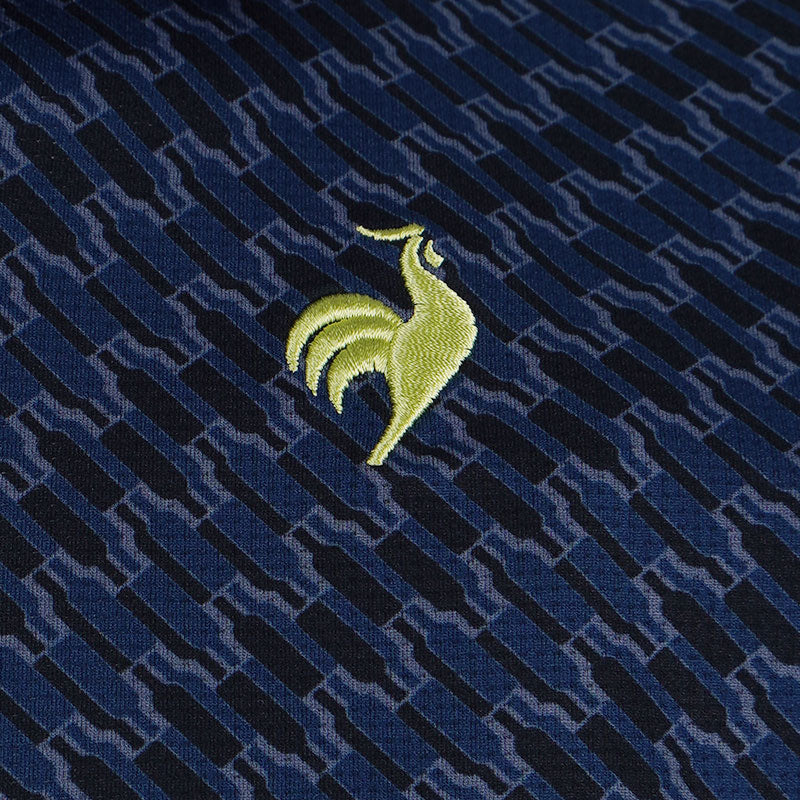LE COQ SPORTIF GOLF Bottle Print Men's Polo (Navy)
