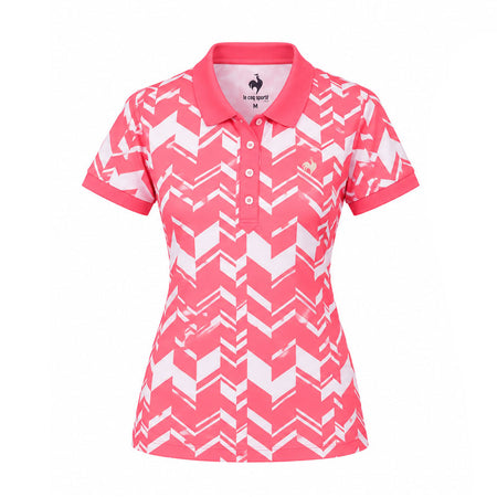 LE COQ SPORTIF GOLF Herringbone Women's Shirt (Pink)