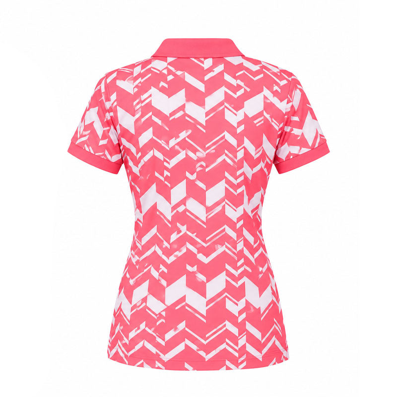 LE COQ SPORTIF GOLF Herringbone Women's Shirt (Pink)
