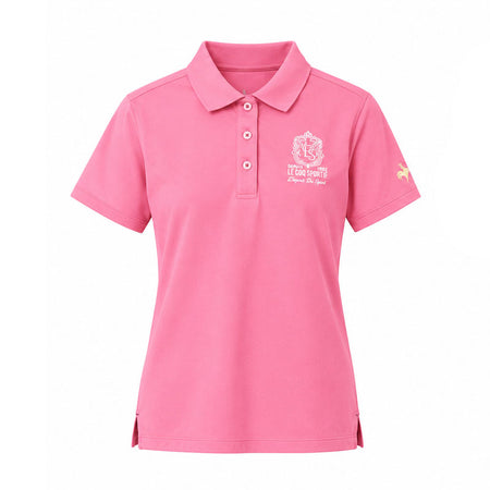 LE COQ SPORTIF GOLF Graphic Logo Women's Polo (Pink)