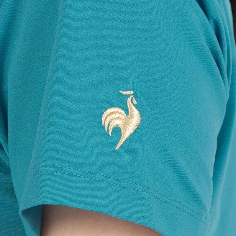 LE COQ SPORTIF GOLF Graphic Logo Women's Polo (Blue)