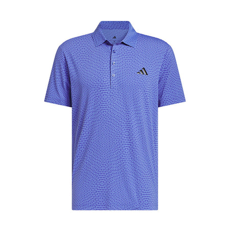 ADIDAS Ultimate365 Tour Cool Feeling Deco Men's Polo (Indigo/Real Lilac)