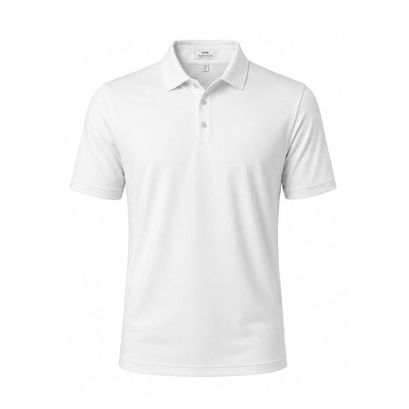 SUN DAY RED Icon Men's Polo (White)