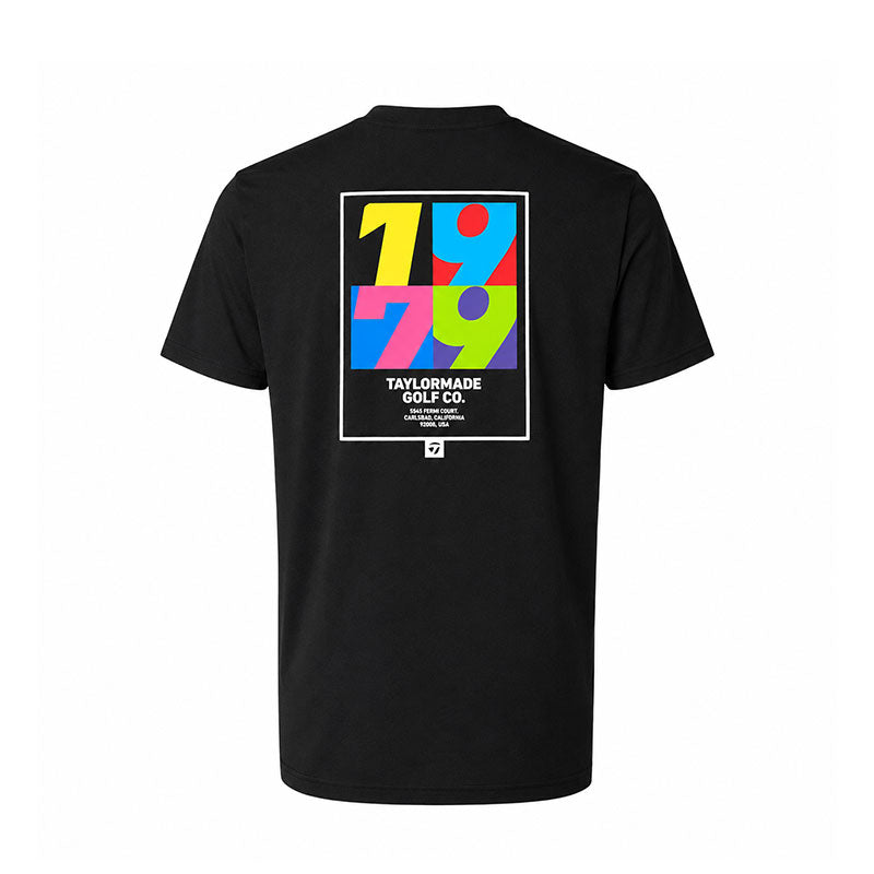 TAYLORMADE 1979 Back Print Men's T-Shirt (Black)