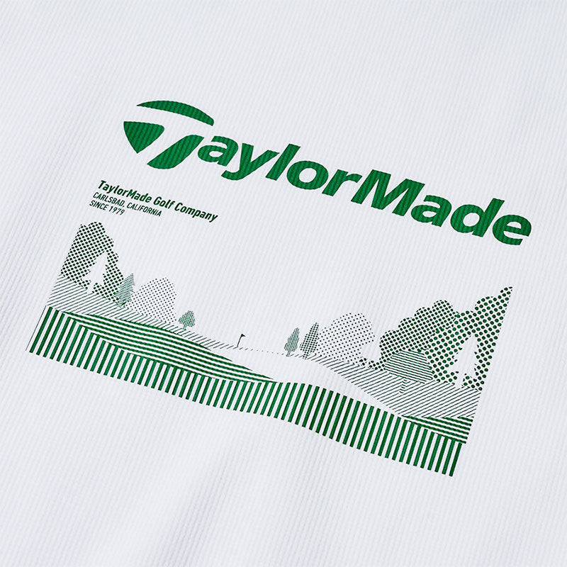 TAYLORMADE Course Graphic Men's T-Shirt (White)