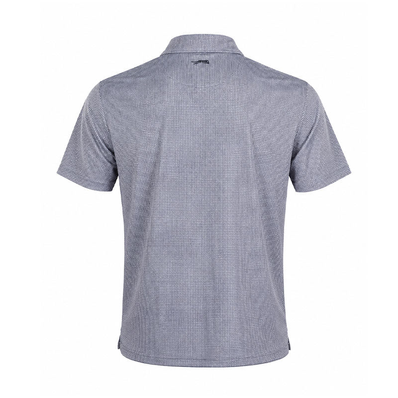 SUN DAY RED Cross Out Men's Polo (Rose)