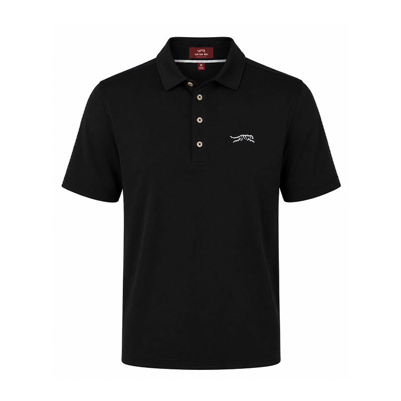 SUN DAY RED Icon II Men's Polo (Black)