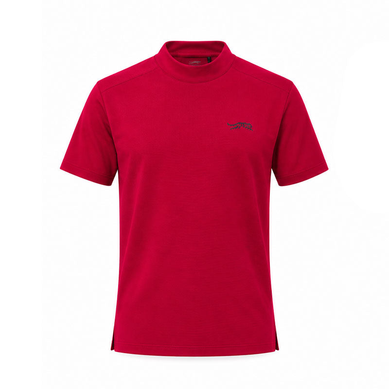 SUN DAY RED Icon Men's Mock Shirt (Red)