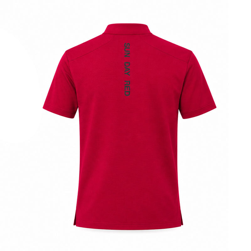 SUN DAY RED Icon Men's Mock Shirt (Red)