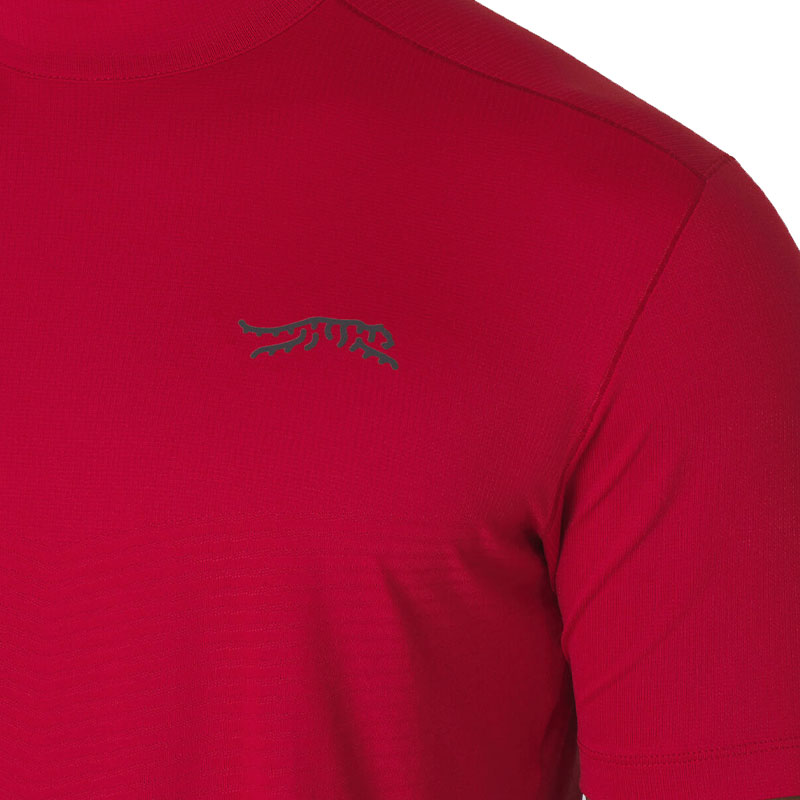 SUN DAY RED Icon Men's Mock Shirt (Red)