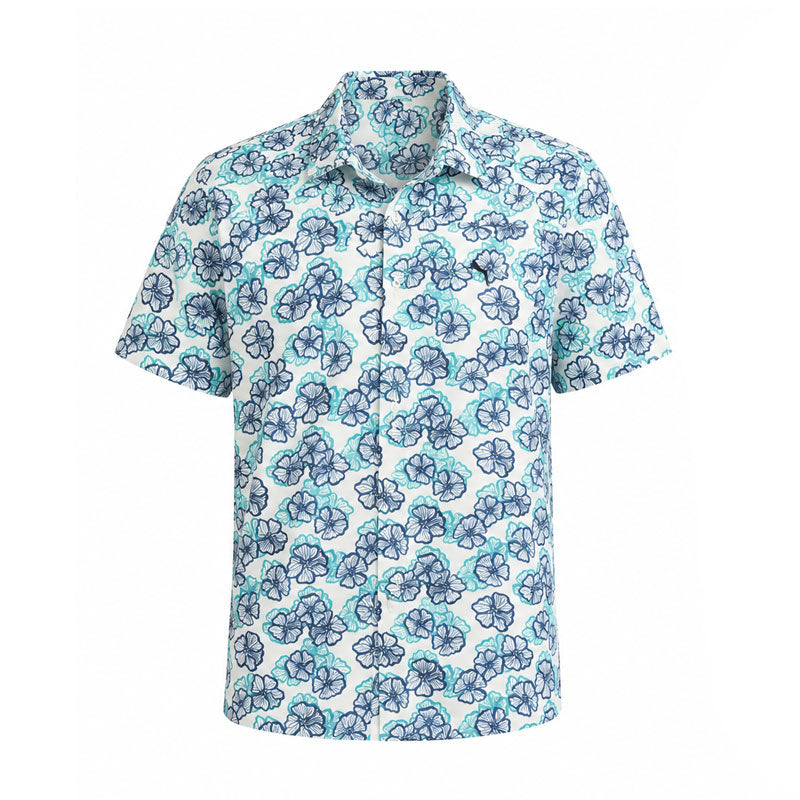 PUMA Pure 3.0 Lake Blossom LC Men's Polo (White)