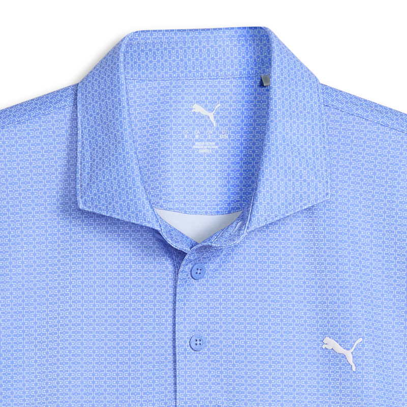 PUMA Pure 3.0 Geo Men's Polo (Festival Blue)