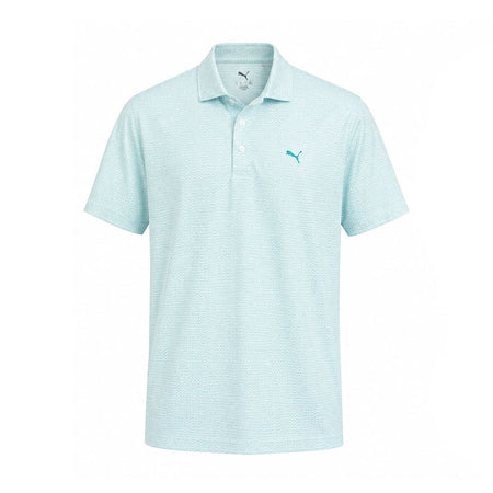 PUMA Pure 3.0 Geo Men's Polo (White/Mint)