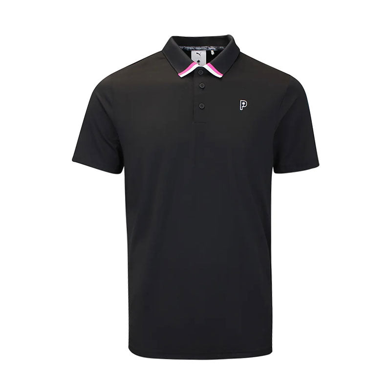PUMA x PTC Men's Polo (Black)