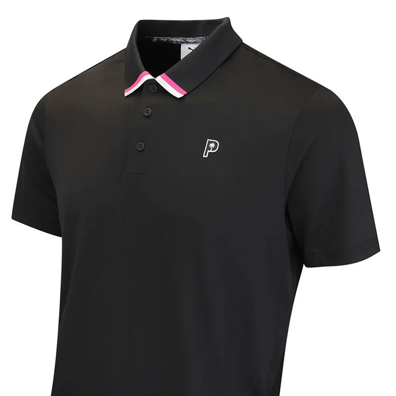 PUMA x PTC Men's Polo (Black)