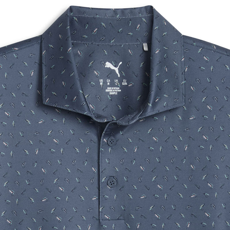 PUMA MATTR Fly Men's Polo (Dark Indigo)