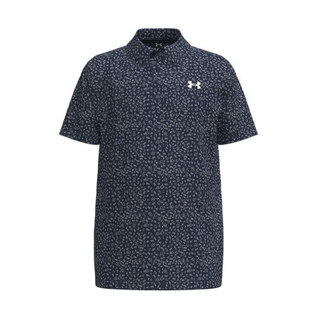 UNDER ARMOUR Matchplay Printed Boy's Polo (Academy/White)